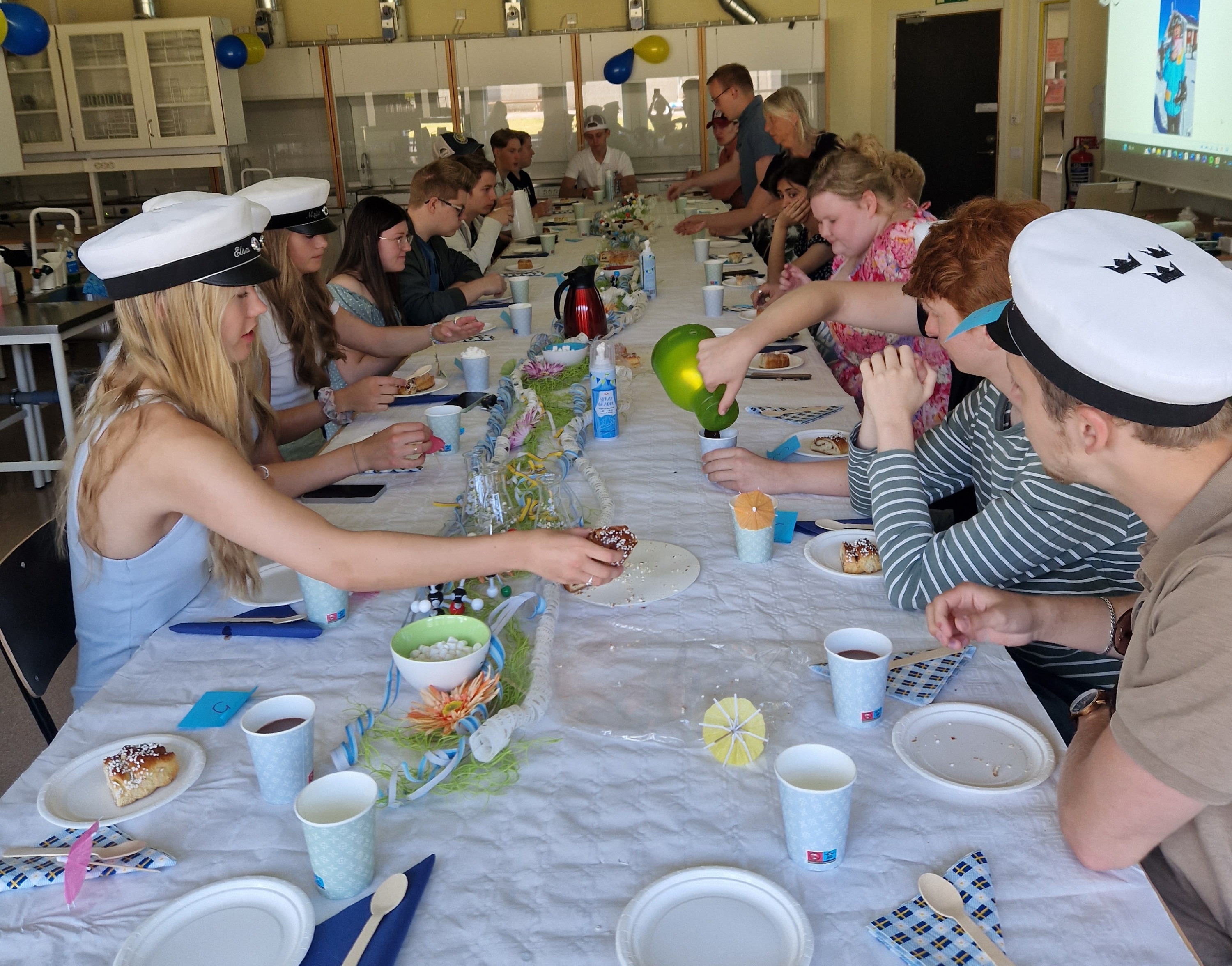 Studenten nalkas