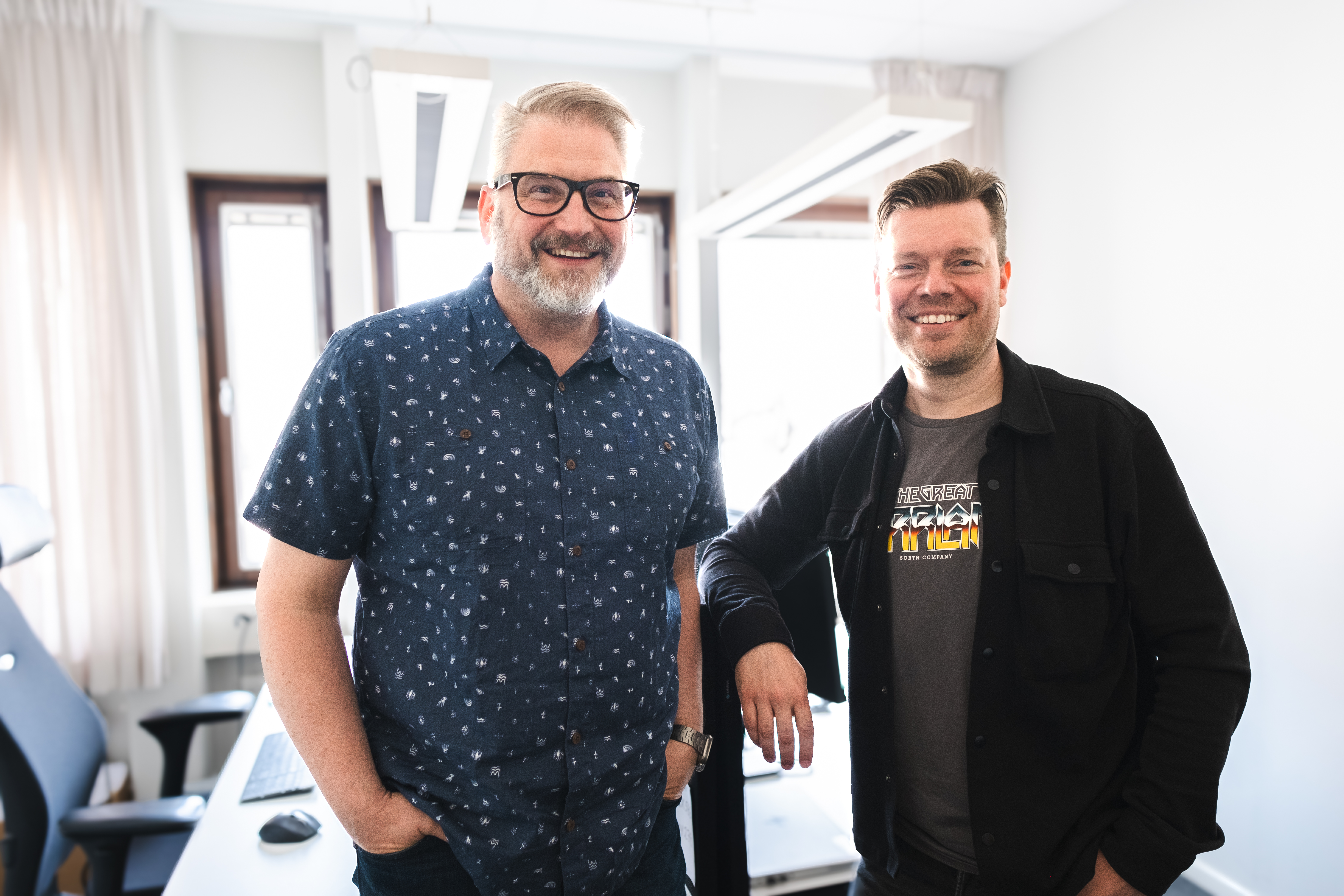Mark och Mikael presenterar sig