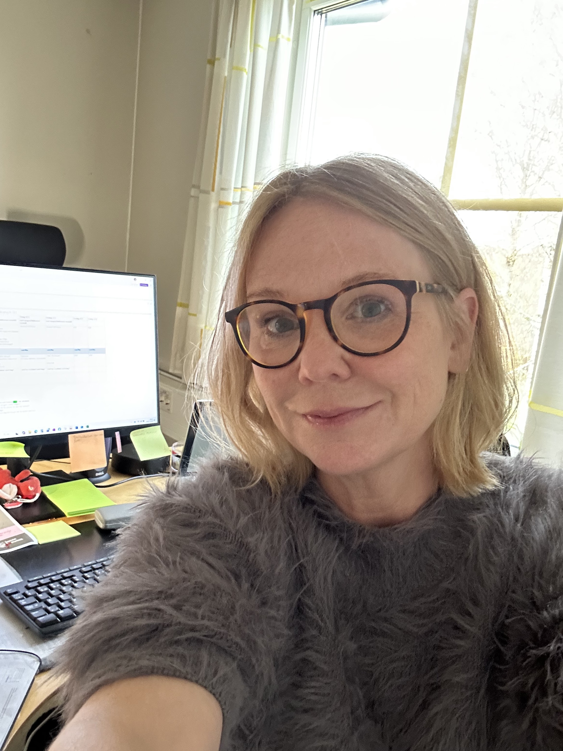 Petra på SFI presenterar sig